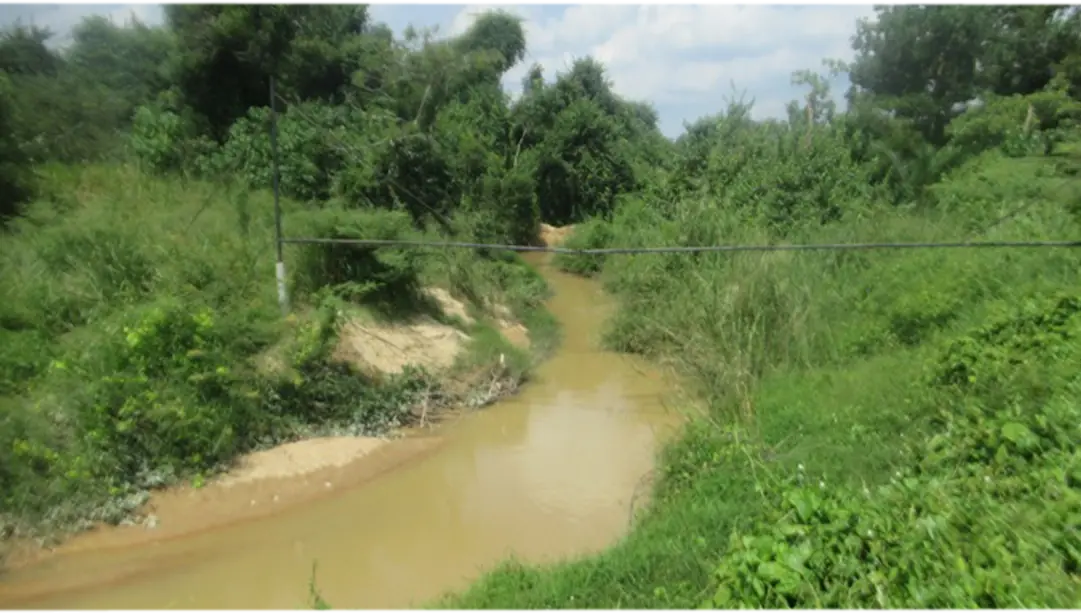Stine River at "Portage Road"