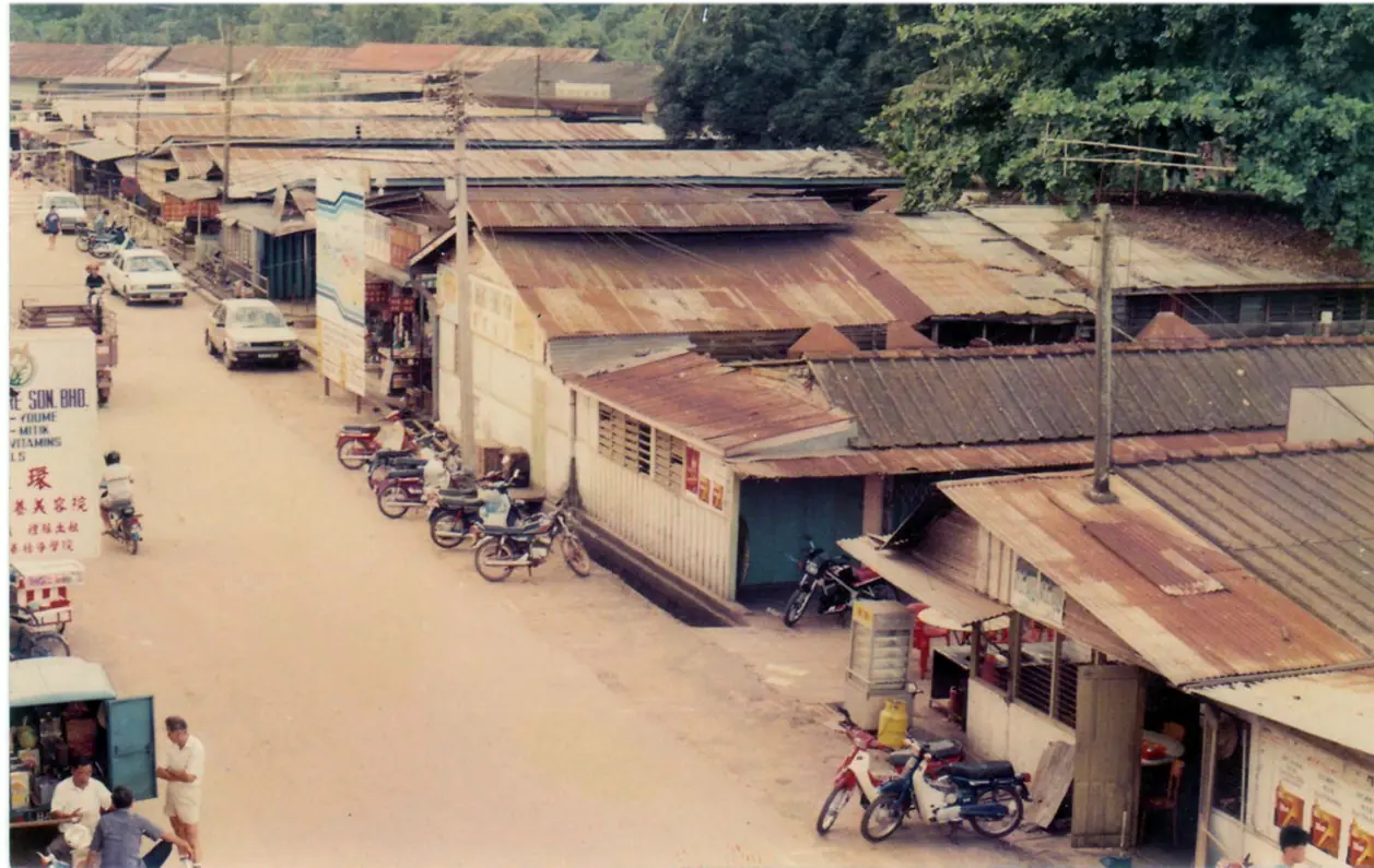 Hawker center in the 1980s