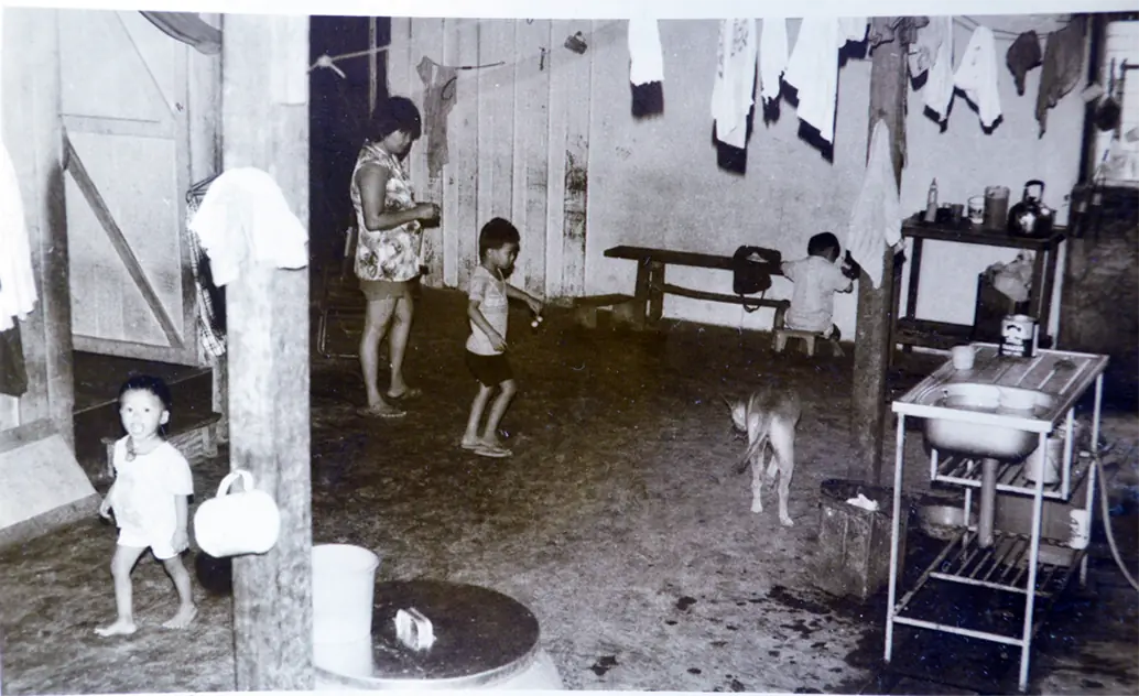 The owner of the small garden lived a poor life